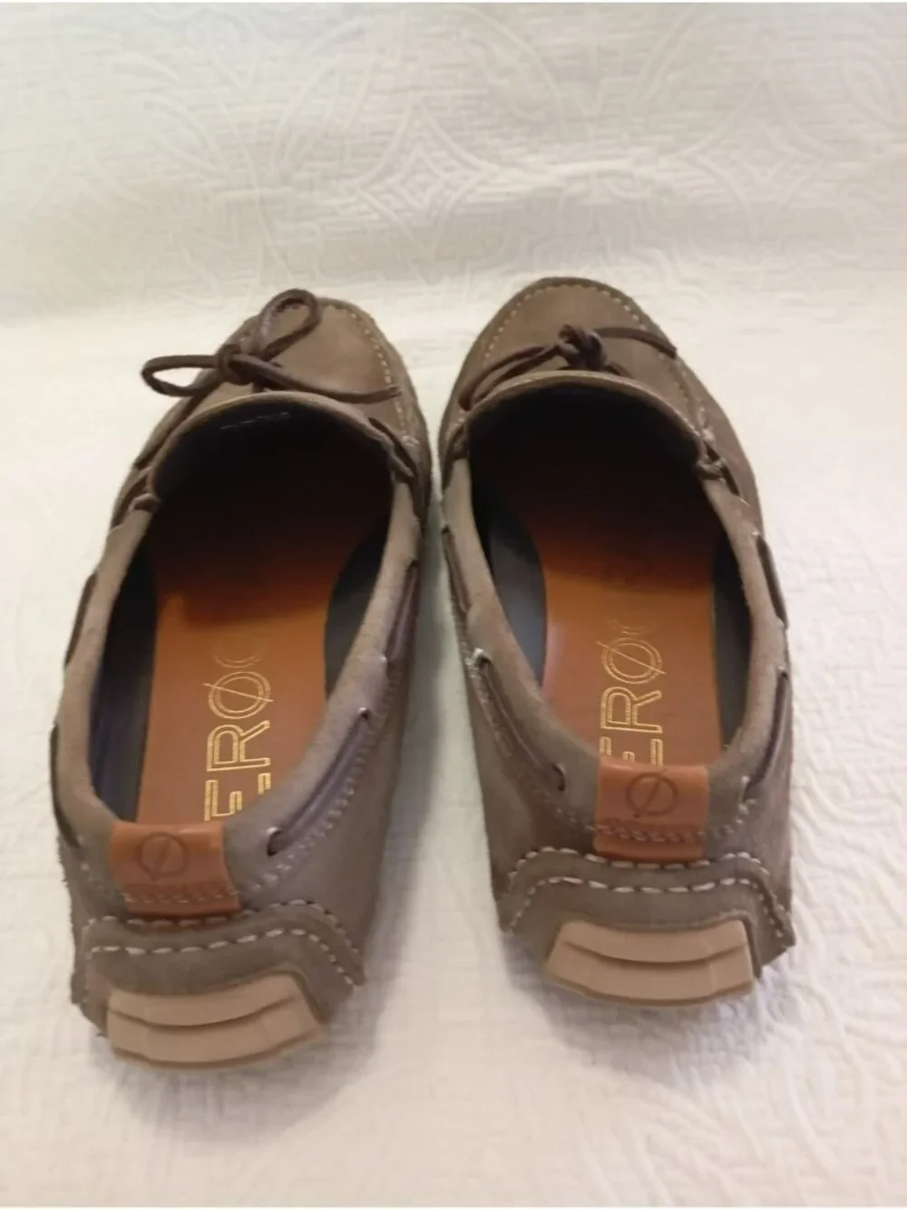 Cole Haan Zero Grand Mens Suede Driving Moccasins Sz 11.5M Brown Casual Loafers